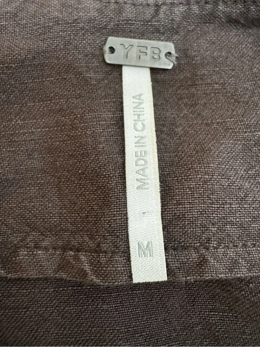 Young Fabulous & Broke Rehan cropped swing linen tank chocolate boho festival - Picture 5 of 10